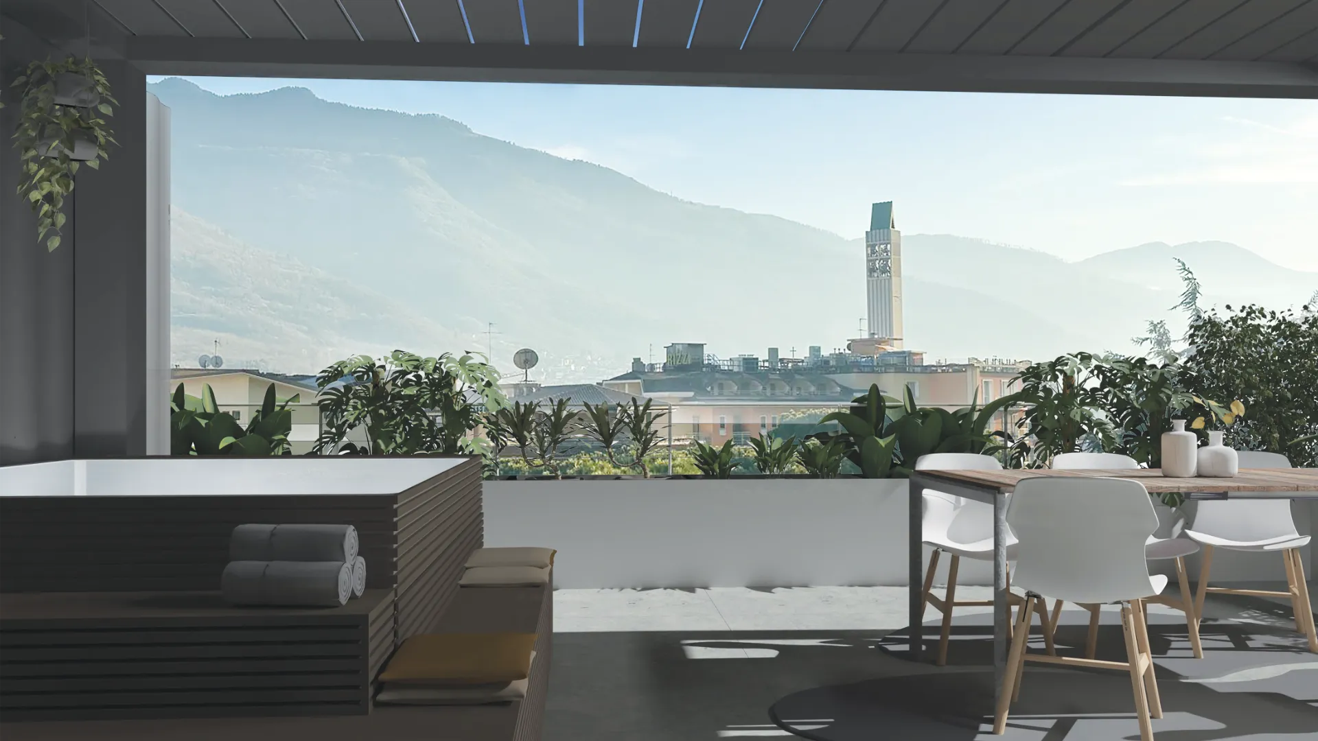 4 Penthouse in Boario Terme