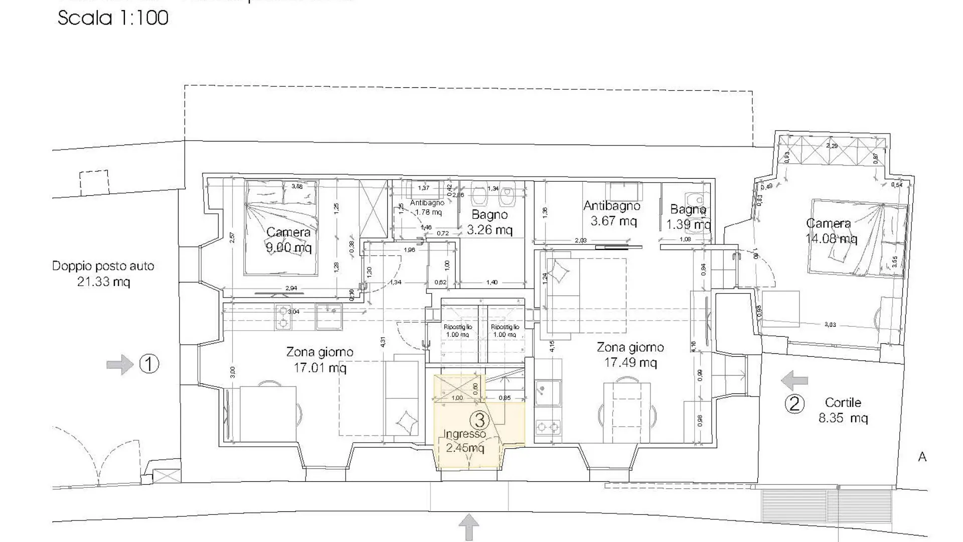 APPARTAMENTO 3-a piano terra Glam Flat with Terrace & Balcony in Ponte di Legno