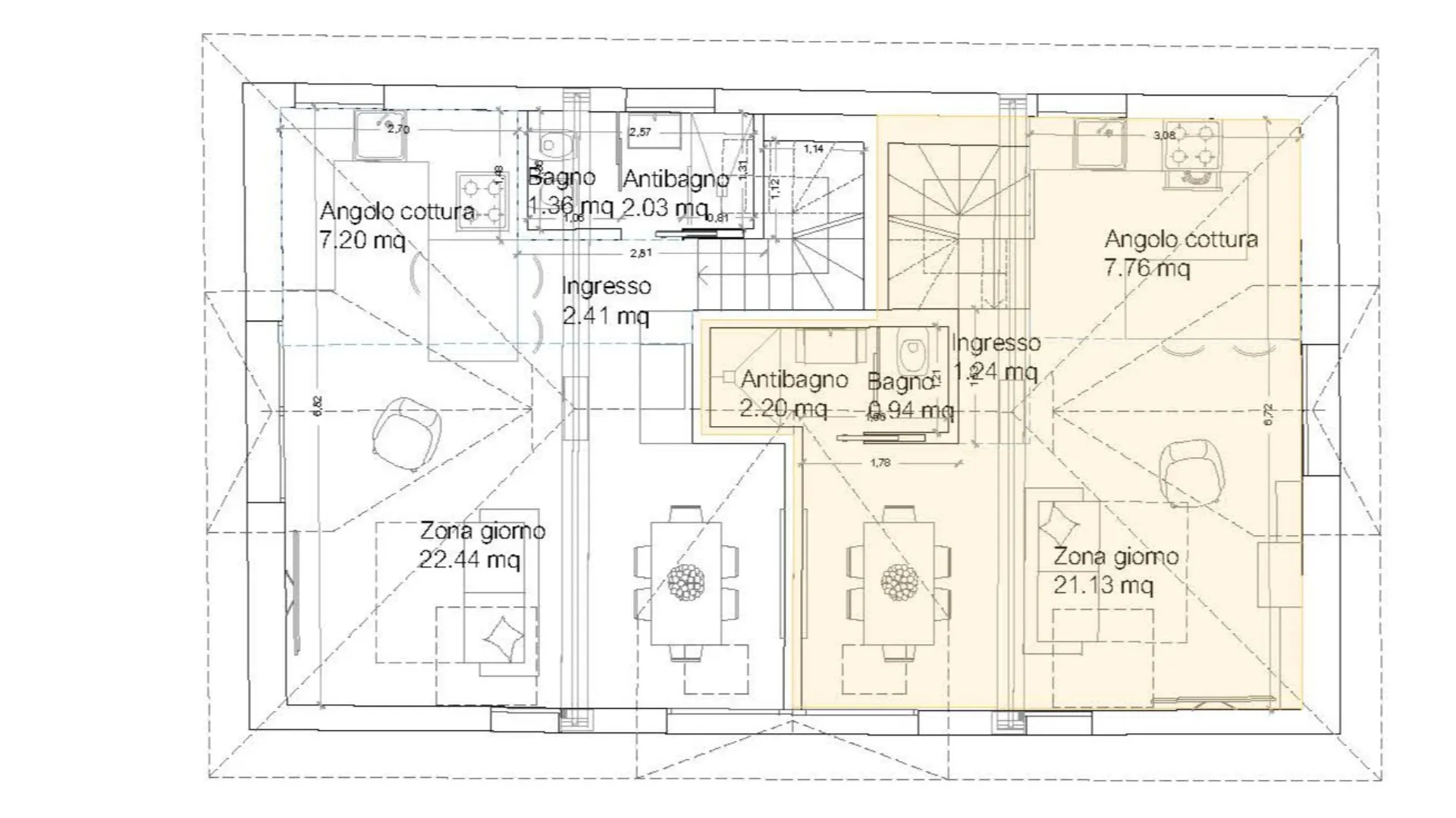 APPARTAMENTO 5-b piano terzo Exclusive Duplex with Balcony and Private Wellness Area